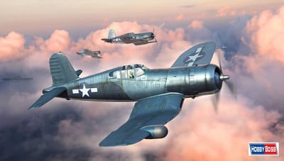 HobbyBoss Modelbouwpakket Vliegtuigen - 80385 Vought F4U-2 Corsair - Propeller Vliegtuig Plastic - 1:48 - Modelbouw