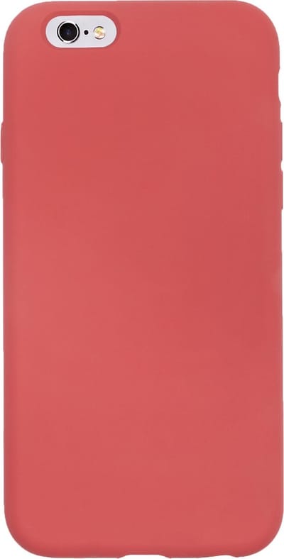 BMAX Siliconen hard case hoesje geschikt voor Apple iPhone 6/6s / Hard Cover / Beschermhoesje / Telefoonhoesje / Hard case / Telefoonbescherming - Roze