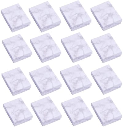 Dailygoods- Geschenkdoos Set van 16 - Marmeren Geschenkdozen - Cadeauverpakking Doosjes - Sieraden Opslag - Elegante Ontwerp - Perfect voor Feesten - Cadeaudoos