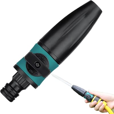 Tuinslang Sproeier - Waterslang Mondstuk - Planten Water Geven - Verstelbaar Water Volume - 125 cm - Zwart
