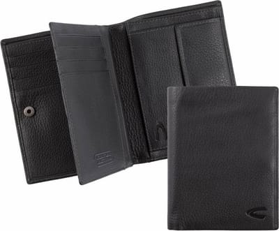 camel active Melbourne RV Portemonnee Leer 10,5 cm - Jongens - Staand formaat - schwarz
