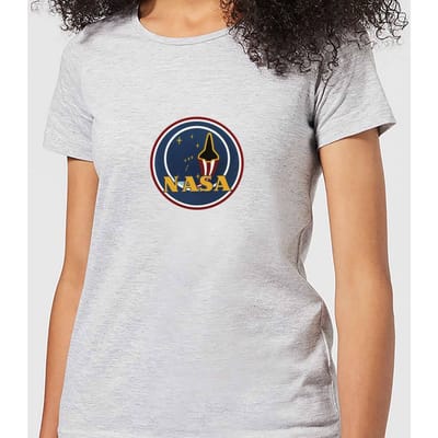NASA JM Patch Dames T-shirt - Grijs - 3XL
