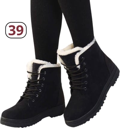 Livano Sneeuwschoenen Voor Dames - Snowboots - Wintersport Sneeuwboots - Ski Gadgets - Maat 39 - Zwart