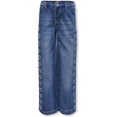 Only Kogcomet heart wide dnm dia3020 blue denim