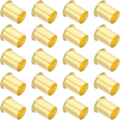 Brass Compression Insert - 20 Pack - 14mm OD x 11mm ID - Tube Insert en Support Compression Fitting Assortment Kit voor Water en Olie Trachea