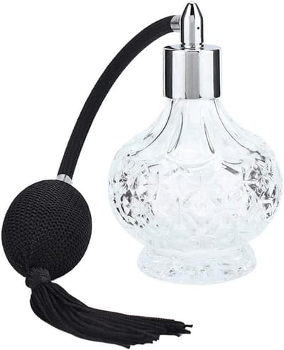Elegante 80ml Geur Spray Fles - Kristallen Ronde Atomizer voor Parfum, Lege Verstuiver voor Geur en Aroma