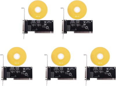 Uitbreidingskaart Adapter - Parallelle Poort - Printer Aansluiten - Plug and Play - 5 Stuks - Zwart