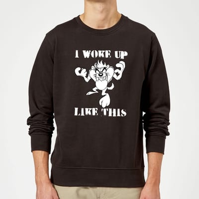 Looney Tunes Taz I Woke Up Like This Trui - Zwart - S