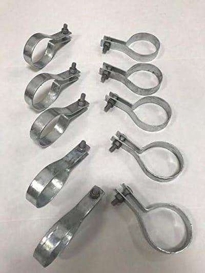 Spanbanden - Hekspanbanden Kettingschakel - Hekken Bevestigen - Met Bouten Moeren - 4 Inch - Zilver