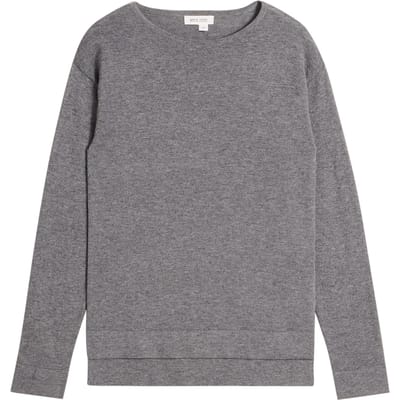White Stuff Orla Wool Cotton Blend Jumper Mid Grey Maat: 10 | Gebreide Truien Outlet | Dames | Grijs