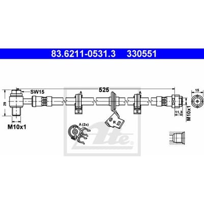 Remleiding ATE 83.6211-0531.3