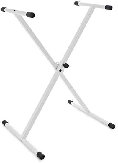 X-Frame Keyboard Standaard, Wit van Gear4music