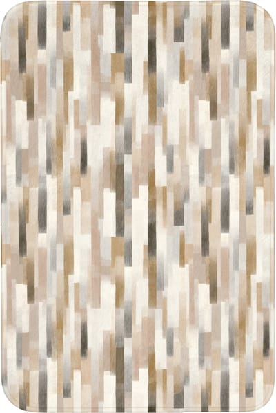 WC mat 60x90 cm - Antislip - Abstract - Patroon - Kwaststreken - Toiletmat - Vloermat - Douchemat - Toilet tapijt - Toiletmatten