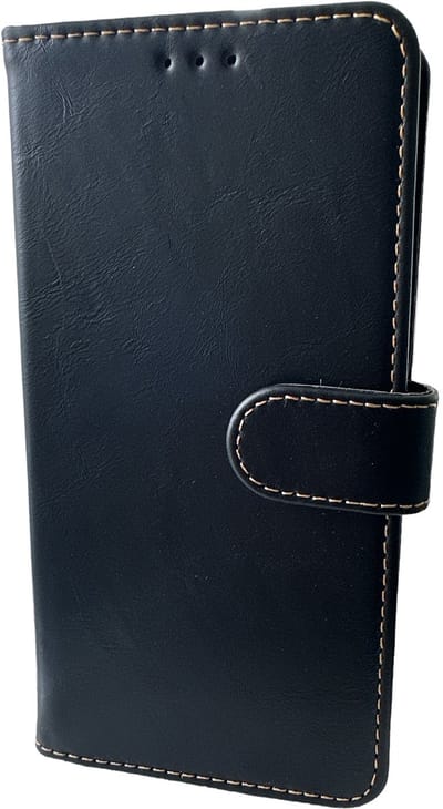 Elite Bookcase Geschikt voor: Samsung Galaxy S25 hoesje - Pasjeshouder - Portemonnee - Kunstleer - Zwart