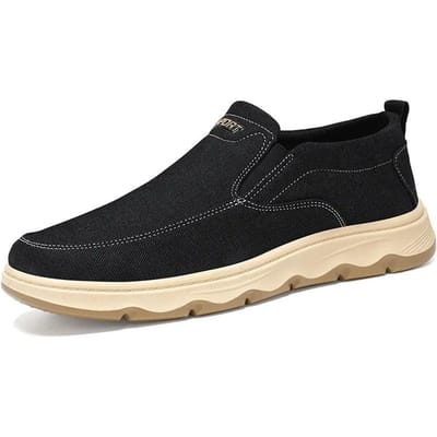 Heren Vrijetijdsschoenen Mode Loafers Buiten Platform Antislip Wandelsneaker Comfort Casual Enkele Schoenen Heren Tennis Hombre 39 black
