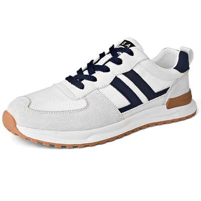 Heren Schoenen Lente Nieuw Ademend Veelzijdig Mesh Sport Casual Retro Antislip Leer Papa Tide Schoenen 44