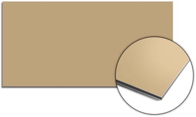 KitchenArt - Champagne Glow Spatscherm - 100x50 cm - Spatscherm Achterwand Keuken - Spatwand Keuken