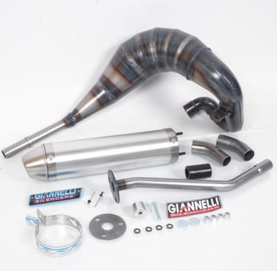giannelli uitlaatdemper voor motorfiets hm 50 cre six 2003 tot 2005 nieuw