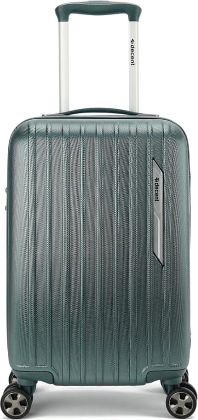 Decent PARADISO Handbagage koffer 55x35x20 cm- Handbagage trolley 35 liter- Lichtgewicht koffer - Reiskoffer - Veilig TSA Cijferslot – Spinner handbagage 55 cm - Olijfgroen
