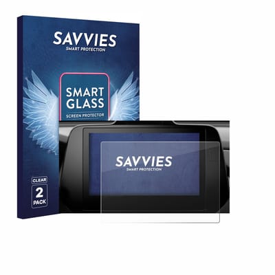 2 Stuks Savvies Screenprotector - geschikt voor Suzuki S-Cross 3. Generation 2024 - 2026 - beschermfolie glas transparant