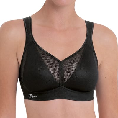 Anita - Air Control Deltapad sport bh zonder beugel – Zwart - 75A