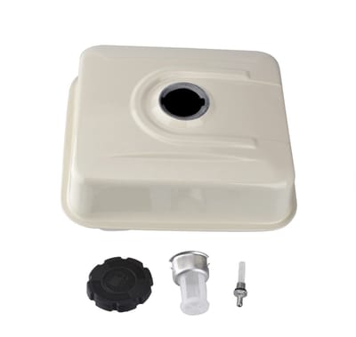 Dailygoods - Brandstoftank met dopfilterpakking - Brandstoffilter - Geschikt voor Honda GX240 en GX270 - Inclusief tankdeksel - Duurzaam en betrouwbaa