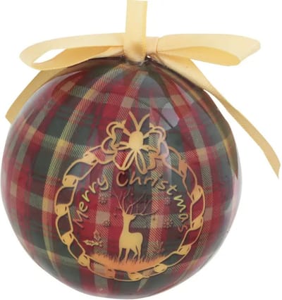 Bovista Kerstballen - Kerstversiering - Plastic - Kerstballenset - Stijl 3- 8 cm - 6 stuks