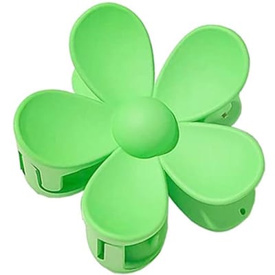 Vrouwen Bloem Haar Klauw Clips Niet Gemakkelijk Te Breken Gematteerd Effen Kleur Dames Haarspeld Haai Clip Haaraccessoires