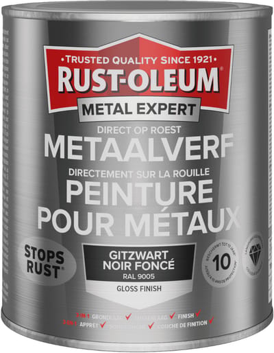 Rust-Oleum Metal Expert Direct Op Roest Metaal Verf 750ml - RAL 9005