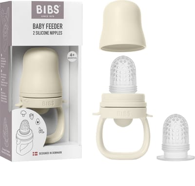 BIBS Babyvoeder - 4+ mnd - tandjes & zelf eten - Ivory