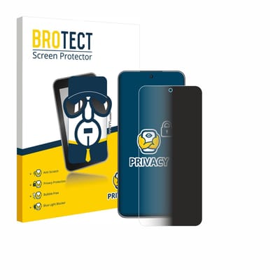 BROTECT - privacy screenprotector voor Honor X60 GT - Folie Beschermfolie Blauwlichtfilter