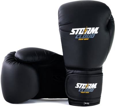 StormCloud Rookie Serie - Bokshandschoenen - Zwart/Wit - 16oz - Synthetisch Leer