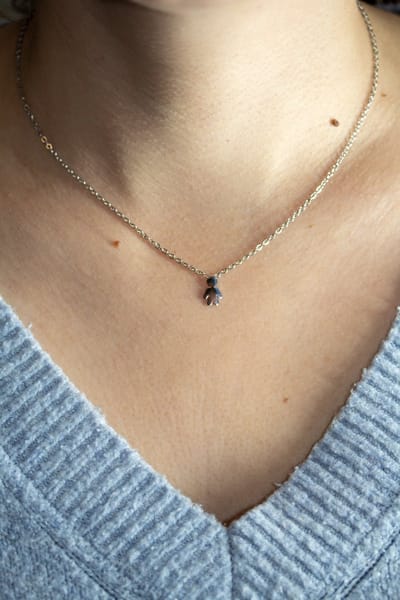 Broer zoon kind Stainless Steel ketting | zilverana | damesketting | collier