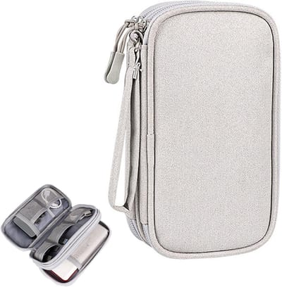 Kabel Organizer Tas voor Elektronica, Oplaadkabels, USB-Sticks en SD Kaarten - Handige Accessoire voor Thuis en Reizen