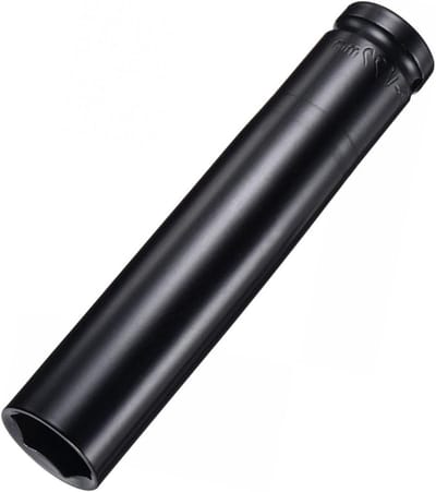 1/2 Draaipunt 22mm Diepe Impact Socket van Gehard CR-V Staal, 6-Punt, 6 Inch Lengte voor Professioneel Gebruik