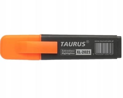 Taurus XL-250 Markeerpen Oranje met Rubberen Grip