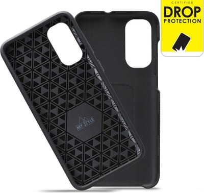 My Style Hoesje geschikt voor Samsung Galaxy A71 Telefoonhoesje Hardcase | My Style Tough Backcover Shockproof | Schokbestendig Galaxy A71 Telefoonhoesje | Anti Shock Proof - Zwart