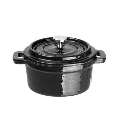 Gietijzeren Mini Ronde Braadpan - Zwart - Vogue Y259 - Horeca & Professioneel