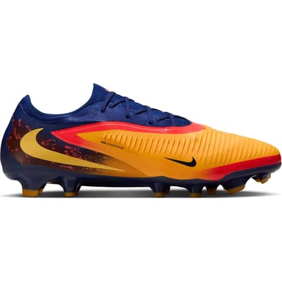 Erling Haaland x Nike Phantom 6 Low Pro FG Precision Under Pressure Unisex Nopenschoenen Oranje Laser-Oranje Blauw-Leegte IB3094-800 44