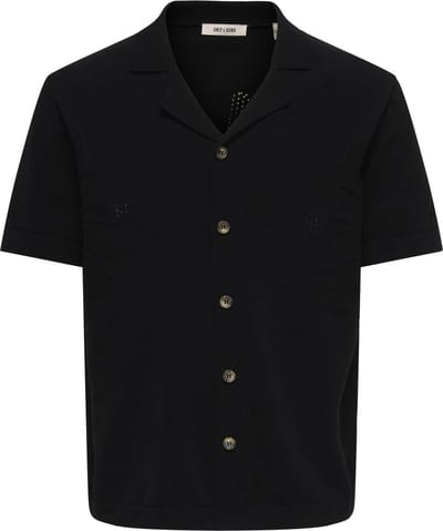 ONLY&SONS - ONSJAM LIFE REG SS SHIRT KNIT - Heren - Cardigans
