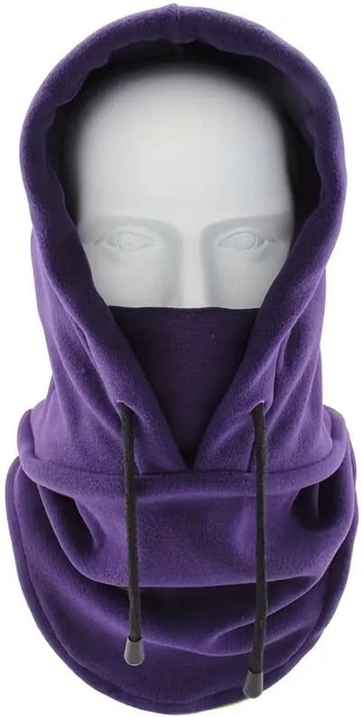 Livano Winter Masker - Balaclava - Ski Mask - Ski Masker - Bivakmuts - Full Face Mask - Paars
