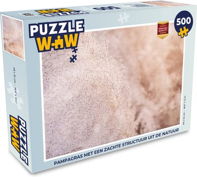 Puzzel Pampasgras - Structuur - Planten - Natuur - Legpuzzel - Puzzel 500 stukjes