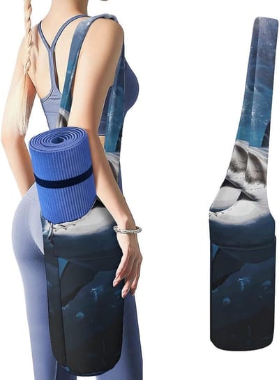 Yoga Mat Tas - Draagtas Carrier - Sport Benodigdheden - Multifunctioneel Ontwerp - 50x40x18cm - Wit
