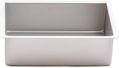 Professionele Rechthoekige Bakvorm 30x40x10 cm - Geanodiseerd Aluminium