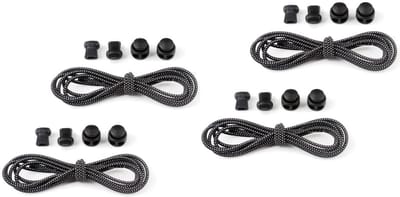 MTTproducts- Elastische Veters 100 cm - Antislip Systeem - Reflecterende Veters - 2 Paar - Hoogwaardige Stoppers - Eenvoudig te Monteren - Schoenveters
