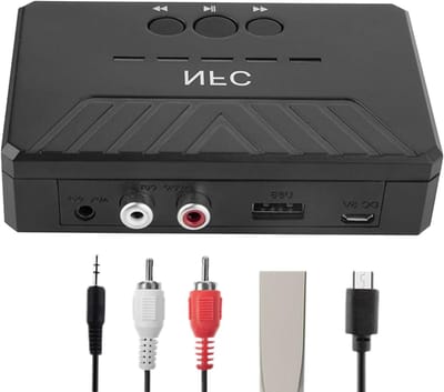 Draadloze Audio Ontvanger - Zenderontvanger Auto - Muziek Streamen - Near Field Communication - 10.5 x 6.5 x 2.5 cm