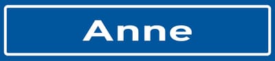 Fotofabriek Straatnaambord Anne | Straatnaambord met naam | Cadeau Anne