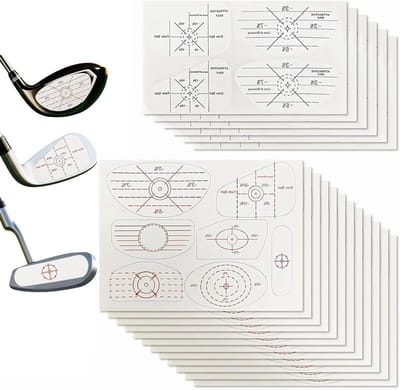 108 Stuks Golf Impact Stickers voor Precisie, Swing Trainer en Afstand Verbetering van Golftechniek