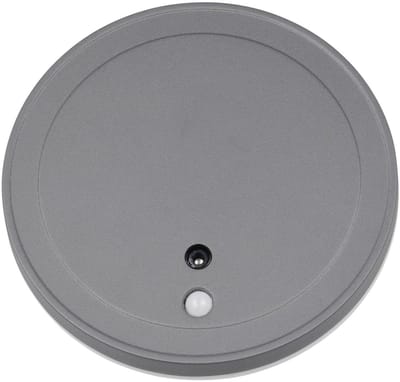 REALITY FORTALEZA - Wandlamp - Antraciet - incl. 1x SMD 2 W - Bewegingssensor - Schemersensor - USB-aansluiting - Wandmontage - Oplaadbaar - Snoerloos - Indirecte verlichting - Niet dimbaar - Orientatielicht - Buitenverlichting - IP54