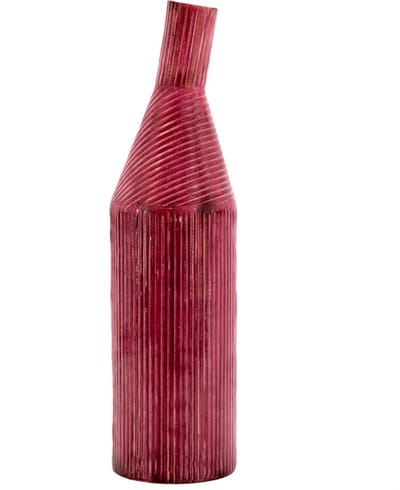 HomeBound by KY | Metalen vaas Contemp roze | bloemenvaas